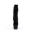 Pleaser - ADORE1045VEL Bottes de plateforme, Pole dance chaussures - Noir Product image